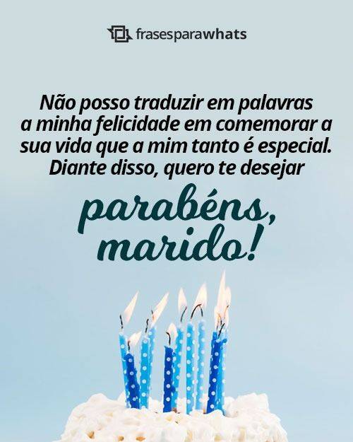 Mensagem de Aniversário para Marido +117 Opções de Felicitação Para o seu Amor