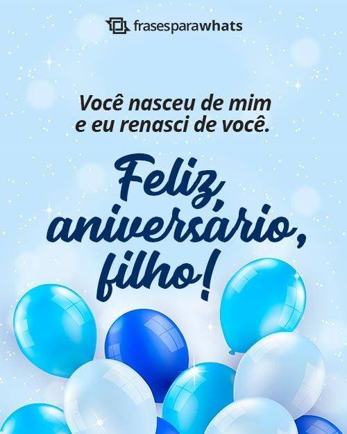 Frase de Aniversário para Filho