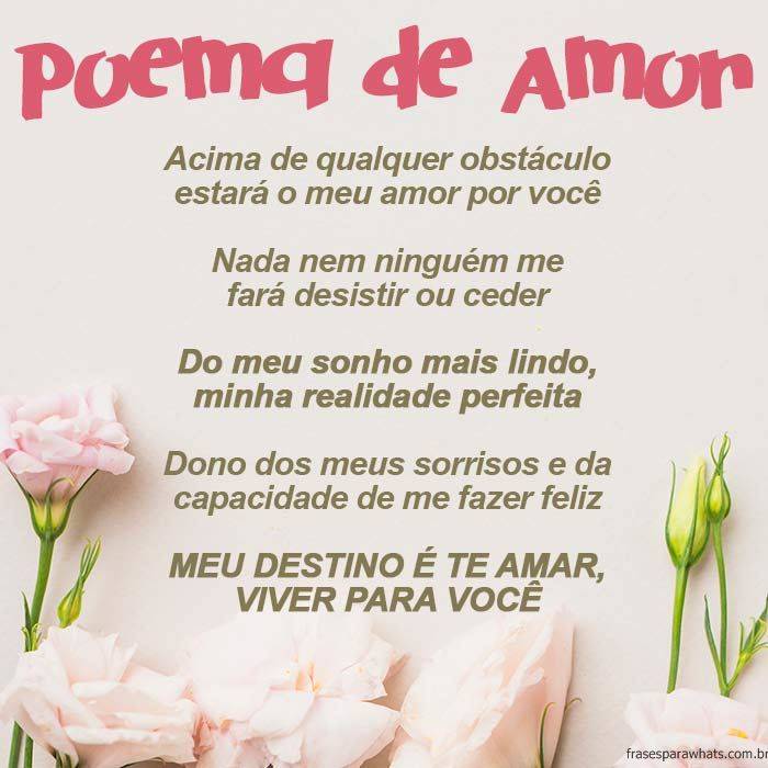 Poema de Amor para Namorado