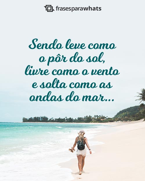 Frases para Fotos na Praia (Status)