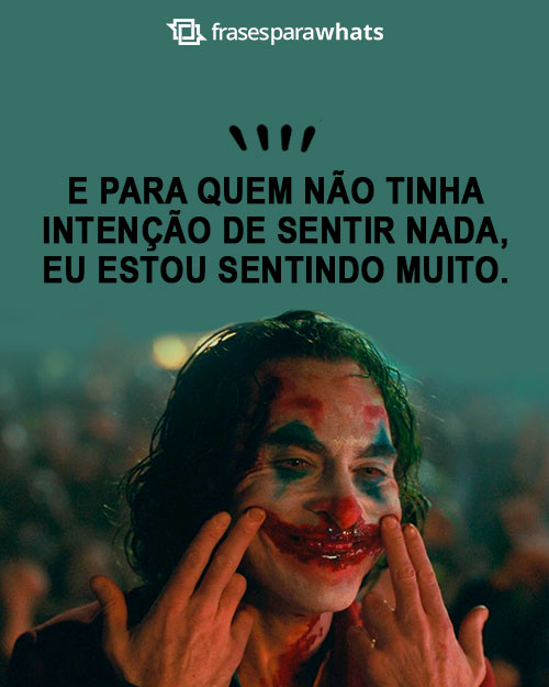 Frases do Coringa para Status