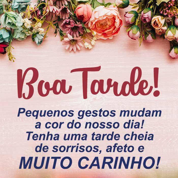 Boa Tarde Com Carinho