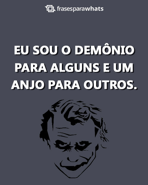 Frases do Coringa para Status