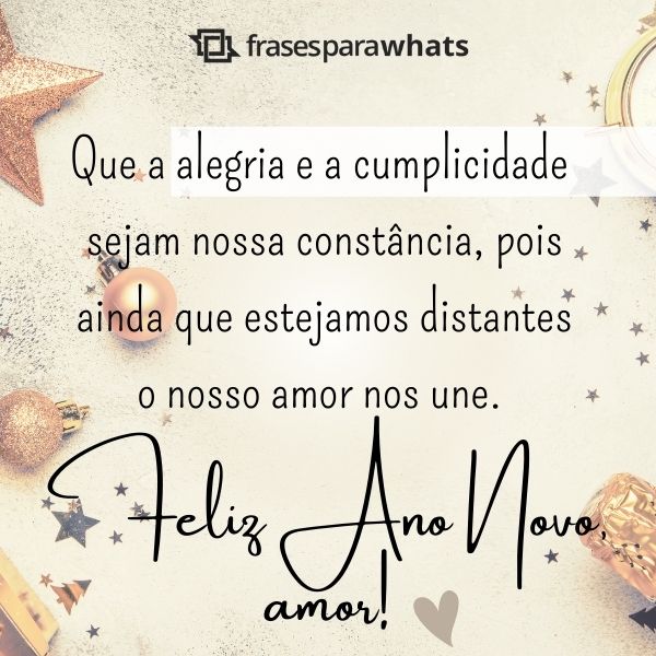 Feliz Ano novo, meu Amor distante