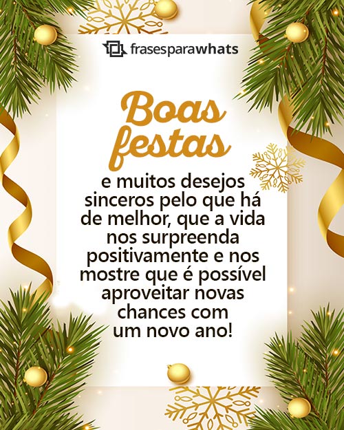 Frases de Boas Festas para 2024