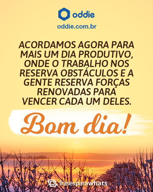 Frases de Bom dia de Trabalho