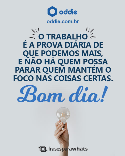 Frases de Bom dia de Trabalho