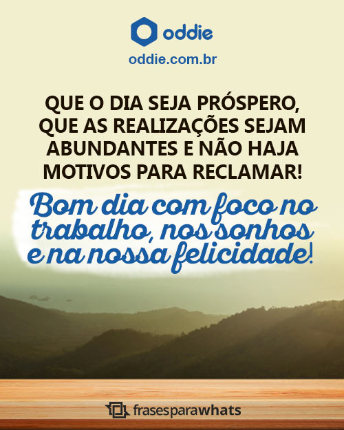 Frases de Bom dia de Trabalho