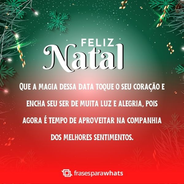 Mensagens de Natal: Desejando um Feliz natal!