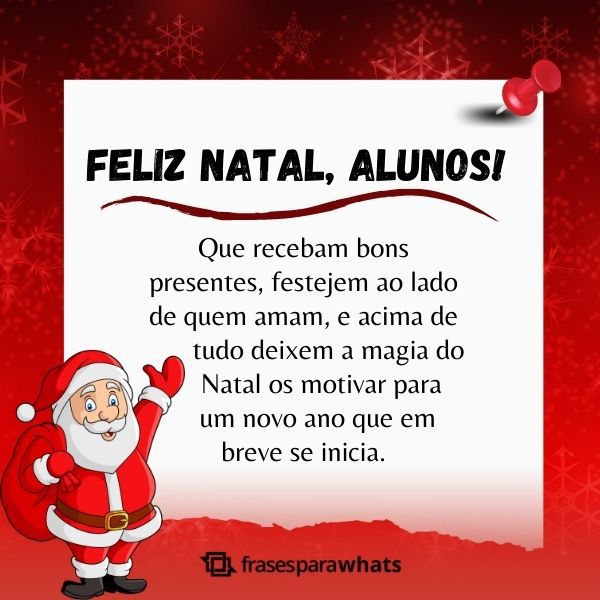 Mensagem de Natal para Alunos: Encerre o ano com Desejos positivos