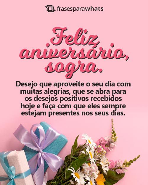 Frases de Aniversário para Sogra: Felicite a sua