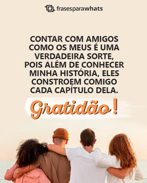 Frases de Agradecimento para Amigos