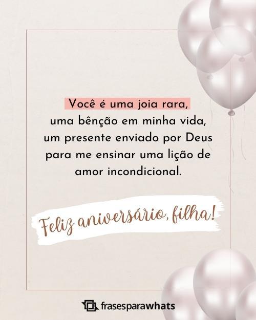 Frases de Aniversário para Filha - Feliz aniversário Filha