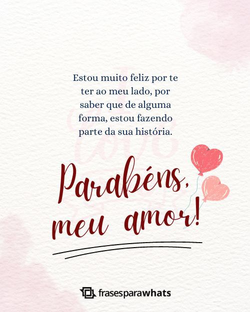 Parabéns, meu Amor