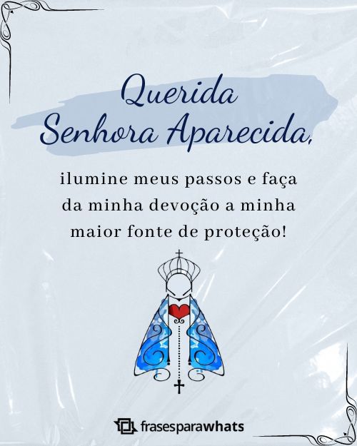 Frases para o Dia de Nossa Senhora Aparecida