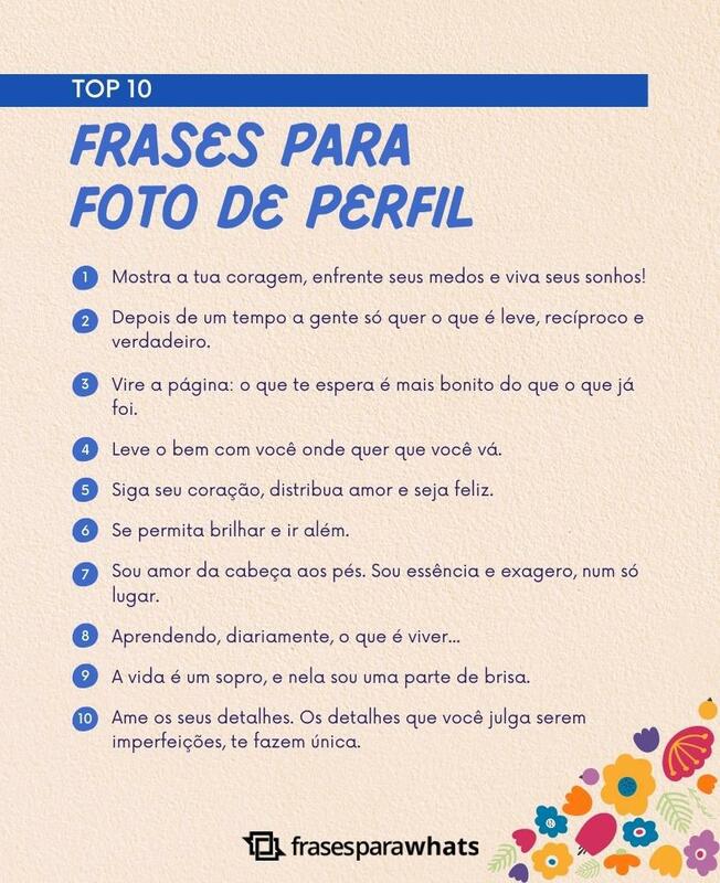 Frases para Foto de Perfil