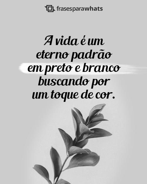 Frases para em Foto Preto e Branco