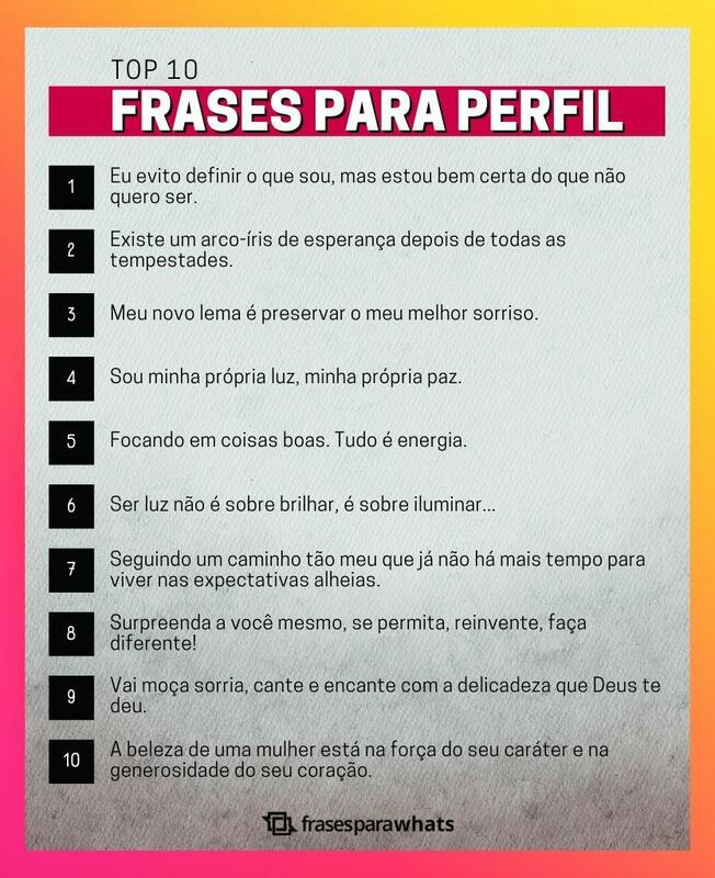 Frases para Perfil