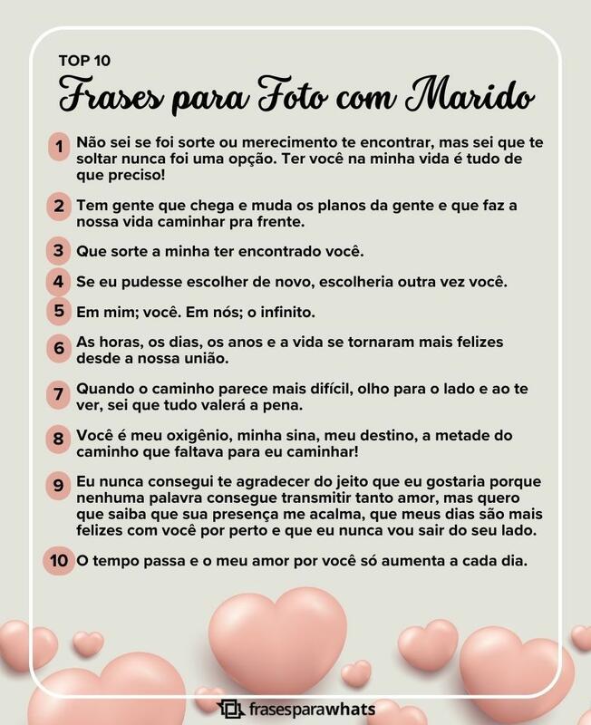 Frases para Foto com Marido