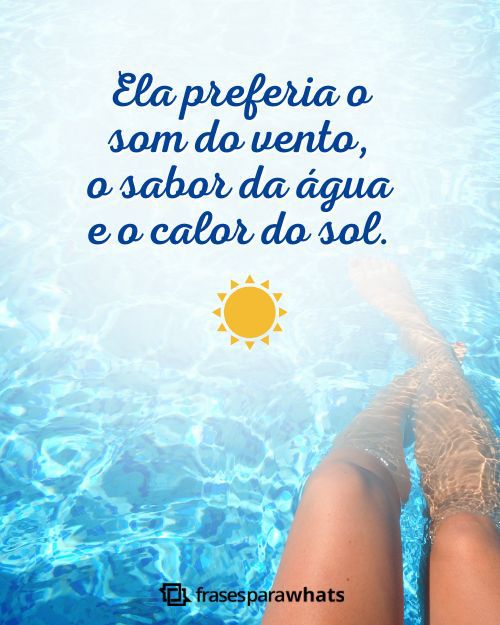 Frases para Foto na Piscina