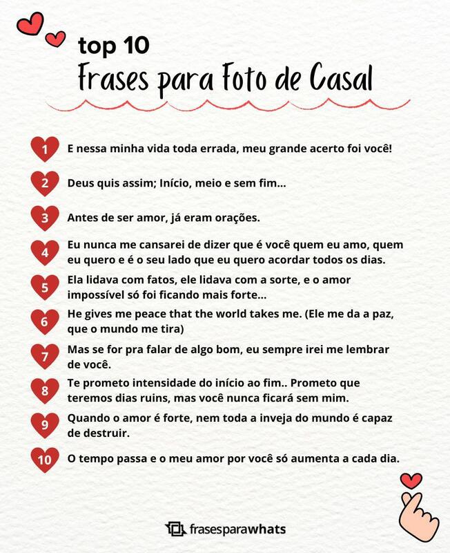 Frases para Foto de Casal