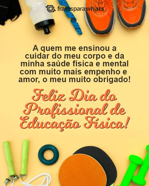 Frases para o Dia do Professor de Educação Física