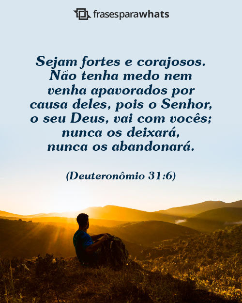 Seja Forte e Corajoso