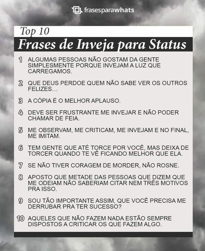 Frases de Inveja para Status