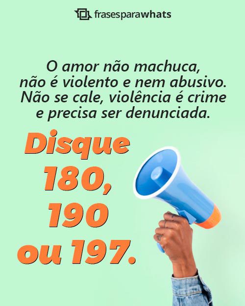 Frases sobre Violência Doméstica