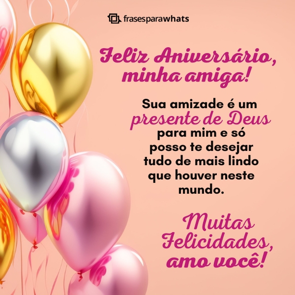 Textos de Aniversário para Amiga Chorar