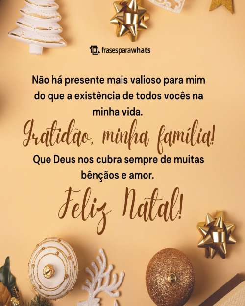 Frases de Feliz Natal para Compartilhar com a Família