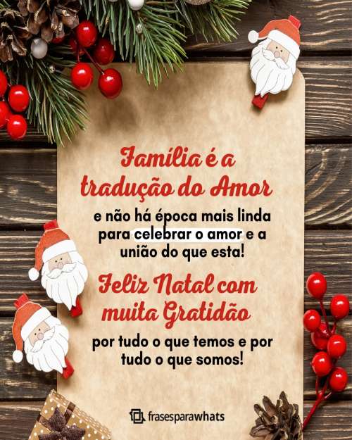 Frases de Feliz Natal para Compartilhar com a Família