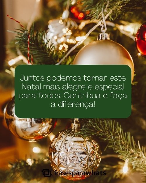 Frases para Caixinha de Natal