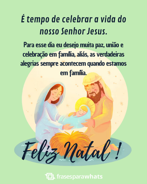 Frases de Feliz Natal Evangélico com Desejo de Bênçãos