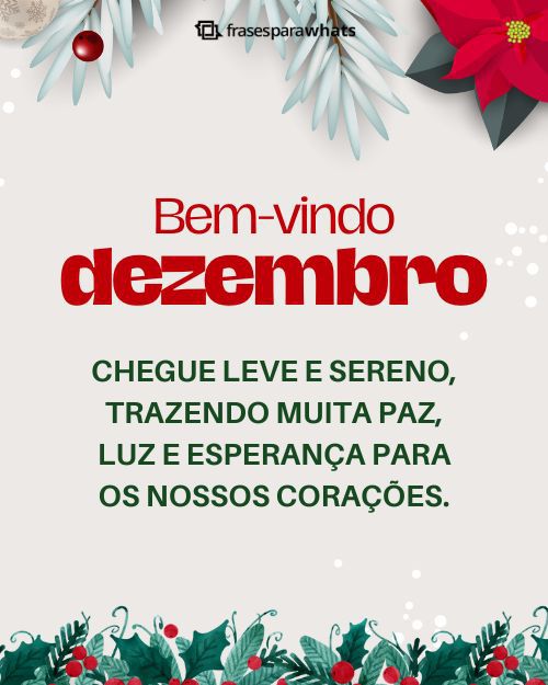 Bem vindo, Dezembro: o melhor sempre fica no final