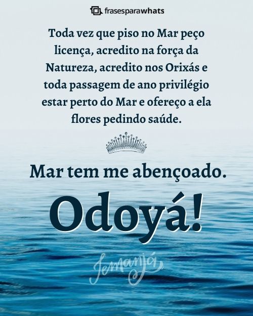 Frases de Iemanjá - Salve Rainha do Mar