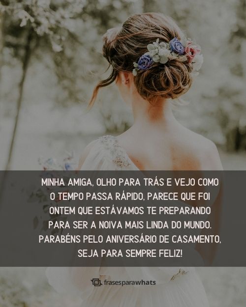 Mensagens de Aniversário de Casamento para Amiga