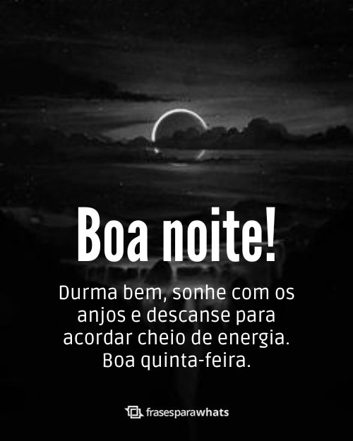 Boa Noite Quinta Feira