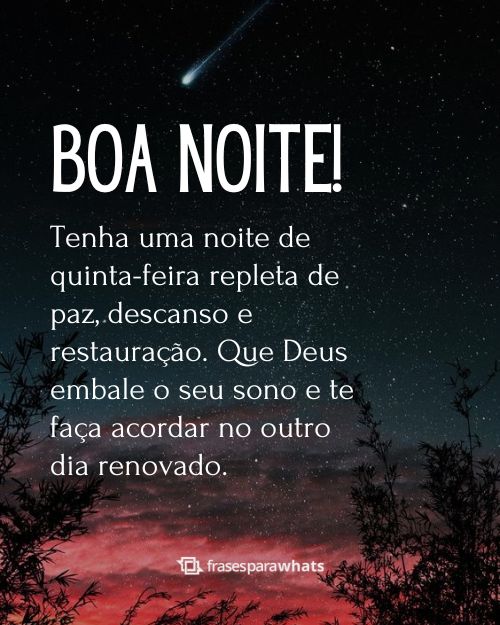 Boa Noite Quinta Feira