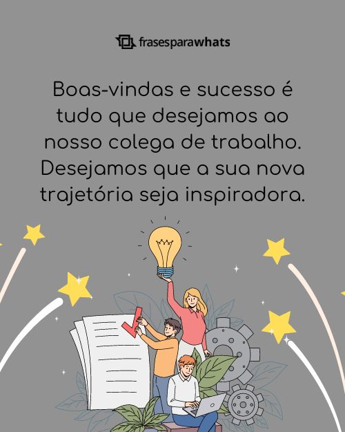 Frases de Boas-vindas