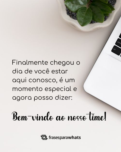 Frases de Boas-vindas