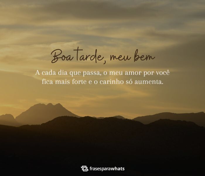 Boa Tarde com Amor!