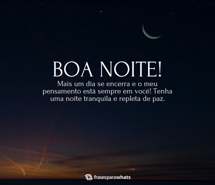 Frases de Boa noite para Namorada