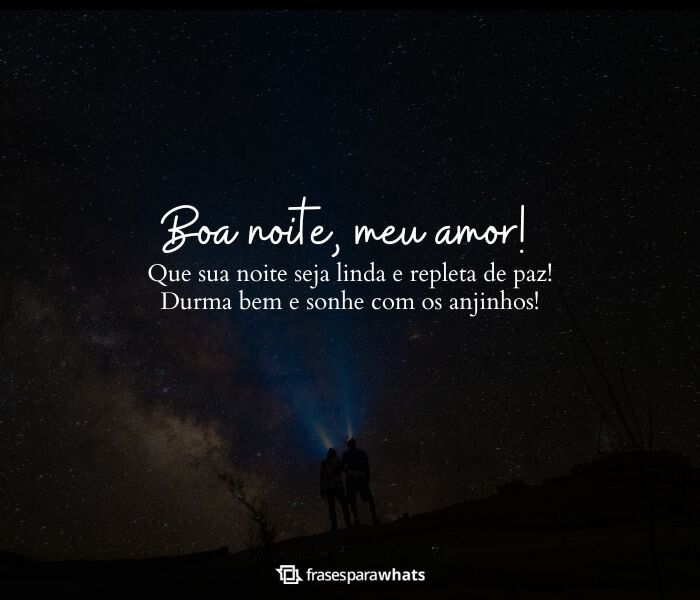 Frases de Boa noite para Namorada