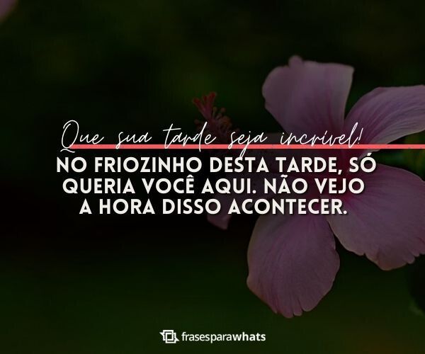 Boa Tarde com Amor!