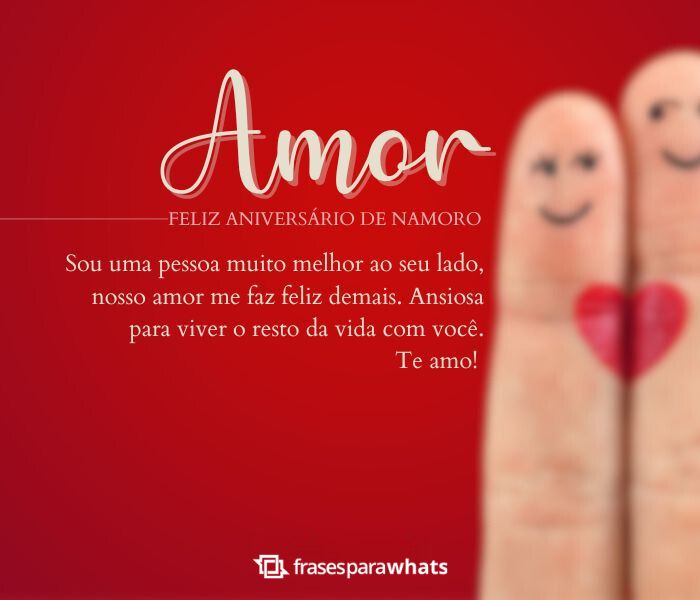 Frases para Aniversário de Namoro