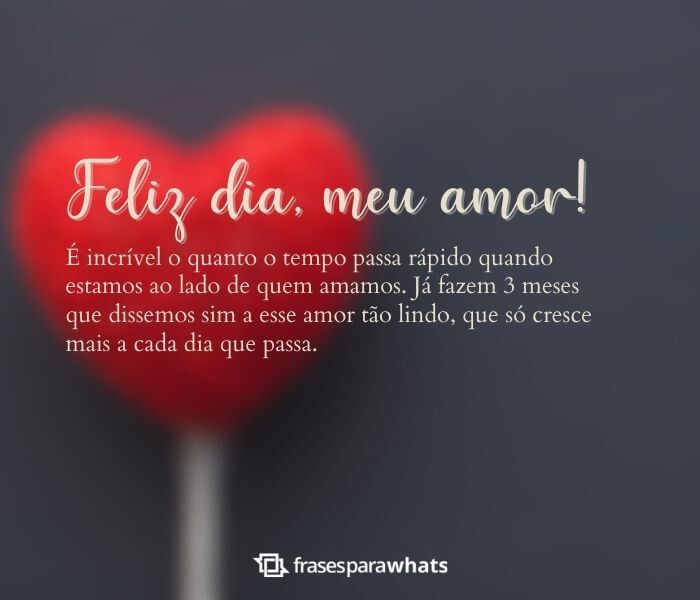 Frases para Aniversário de Namoro