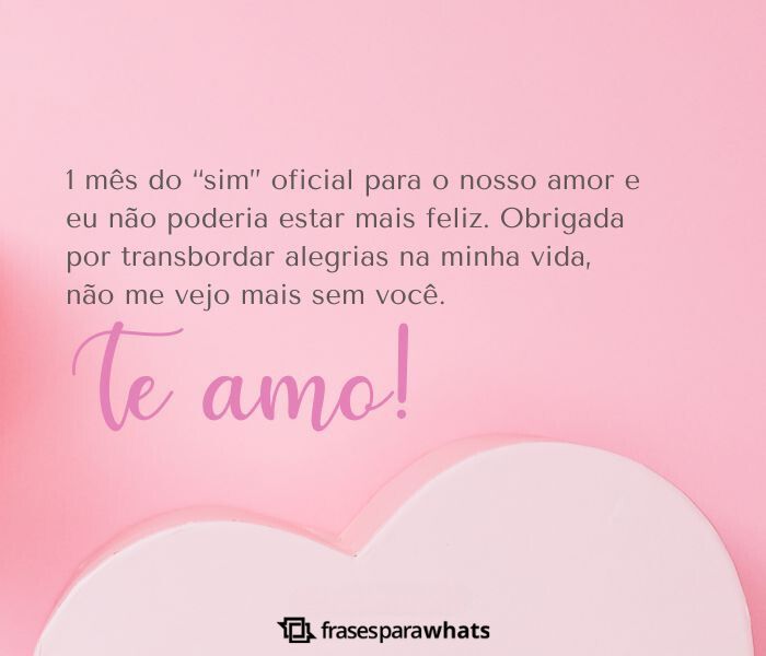 Frases para Aniversário de Namoro