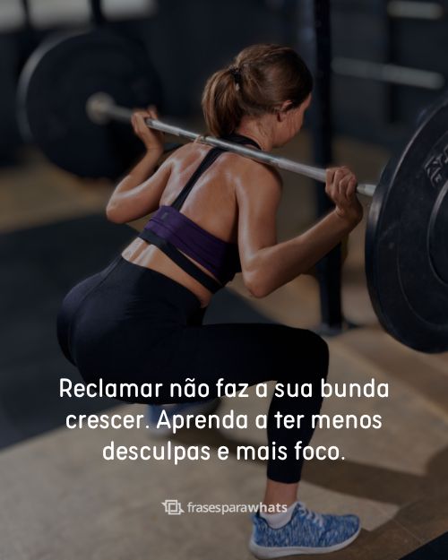 Frases de Academia: Motivação no treino, focando no objetivo