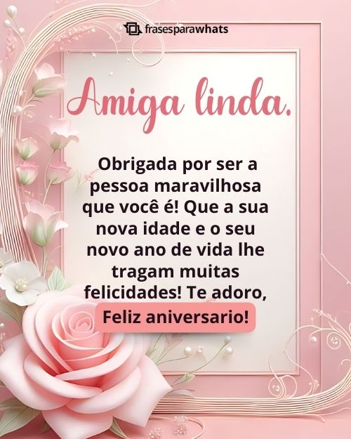 Frases de Aniversário para Amiga +75 Opções de Felicitações para Compartilhar